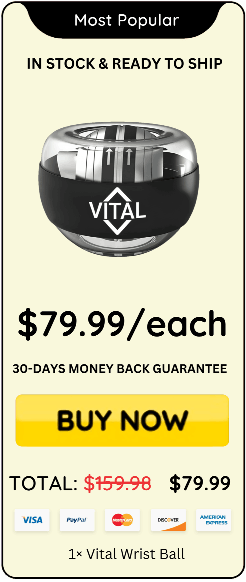 vital wrist ball