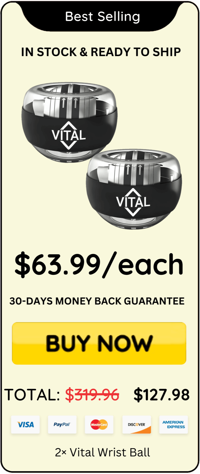 vital wrist ball