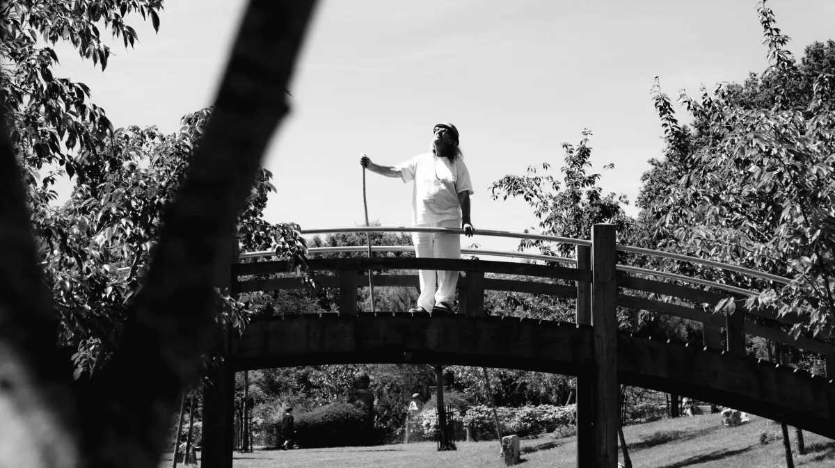 Cinematic shot from a Brand Story Film set