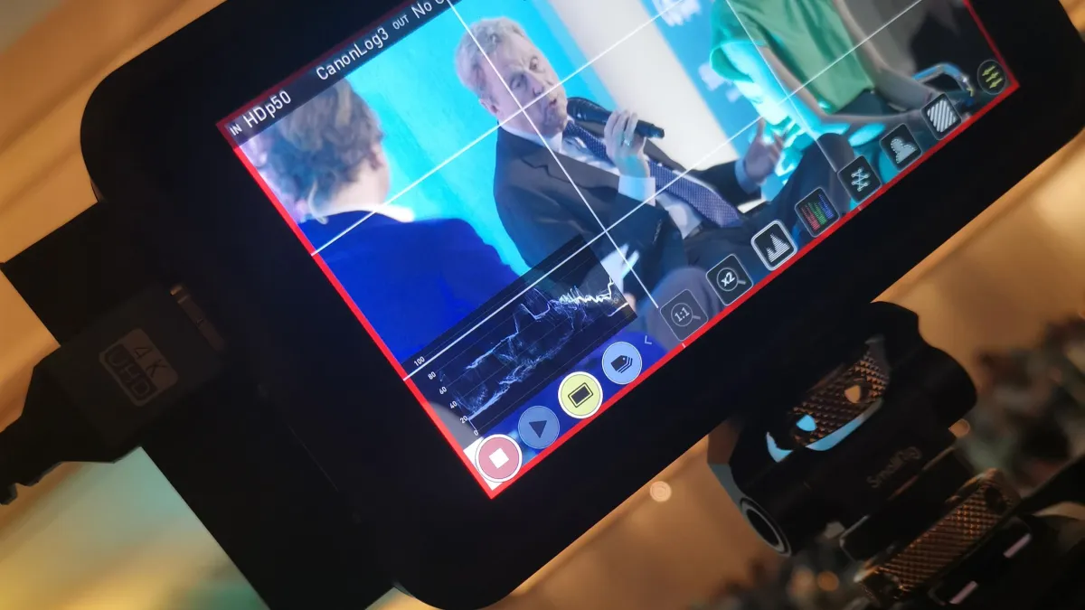 Dynamic footage captured at a live event