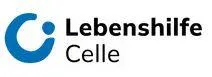 Logo Lebenshilfe Celle: blaues C-Symbol mit Schriftzug ‚Lebenshilfe Celle‘.