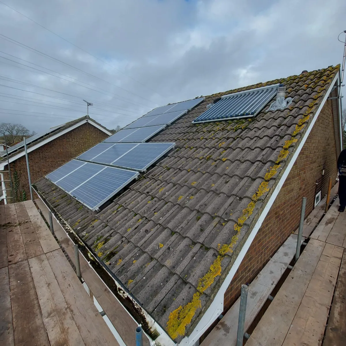 A weathered and peeling Victorian timber front door in Epsom, showing severe paint flaking before professional restoration.
