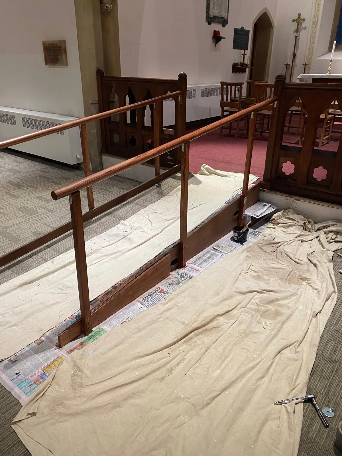 Church Handrail Repair & Carpentry in Kingston | Epsom Handyman