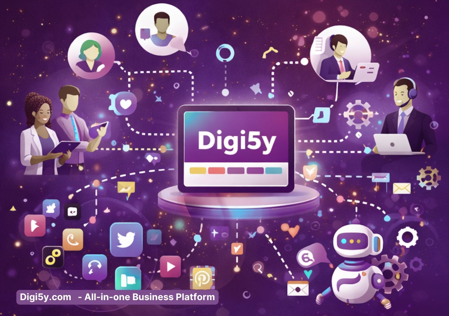 DIGI5Y - AI-powered all-in-one business system