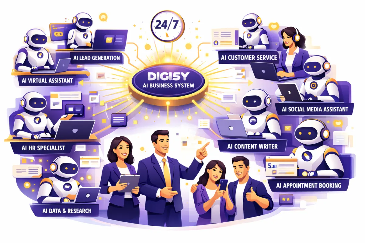 DIGI5Y AI Employees — Your Digital Workforce