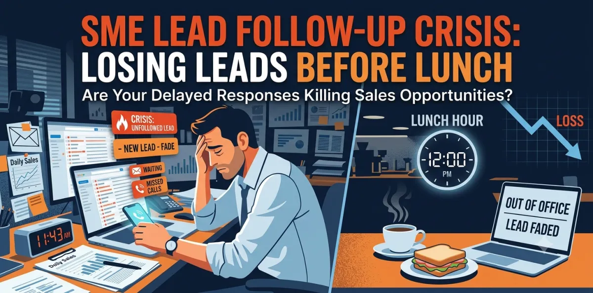 SME business losing leads due to slow manual follow-up process