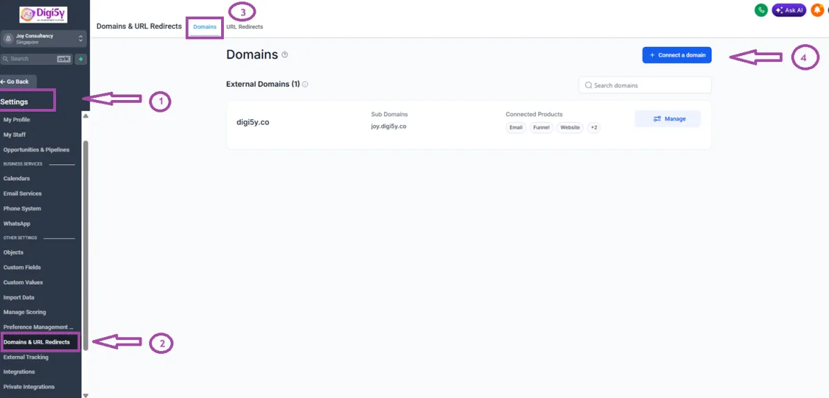 Digi5y Setup guide