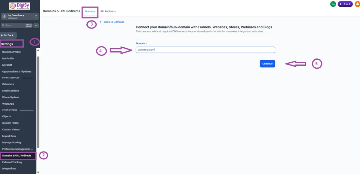 Digi5y add user