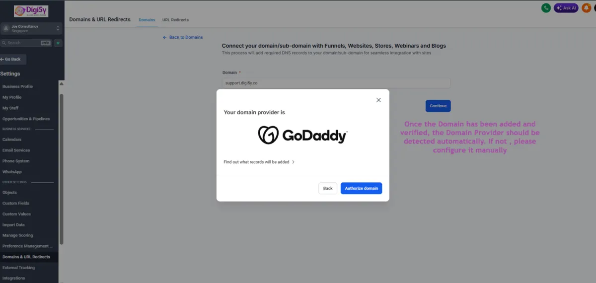 Digi5y add user and admin