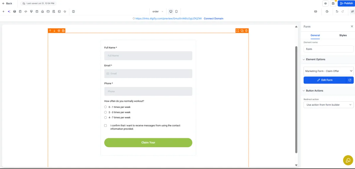Digi5y Email setup
