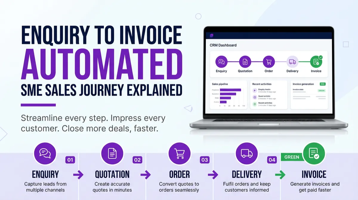 From Enquiry to Invoice: The Automated SME Sales Journey Explained