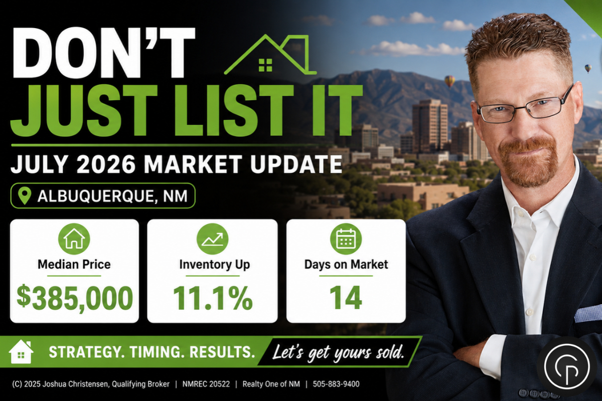 July 2026 Albuquerque Real Estate Market Update