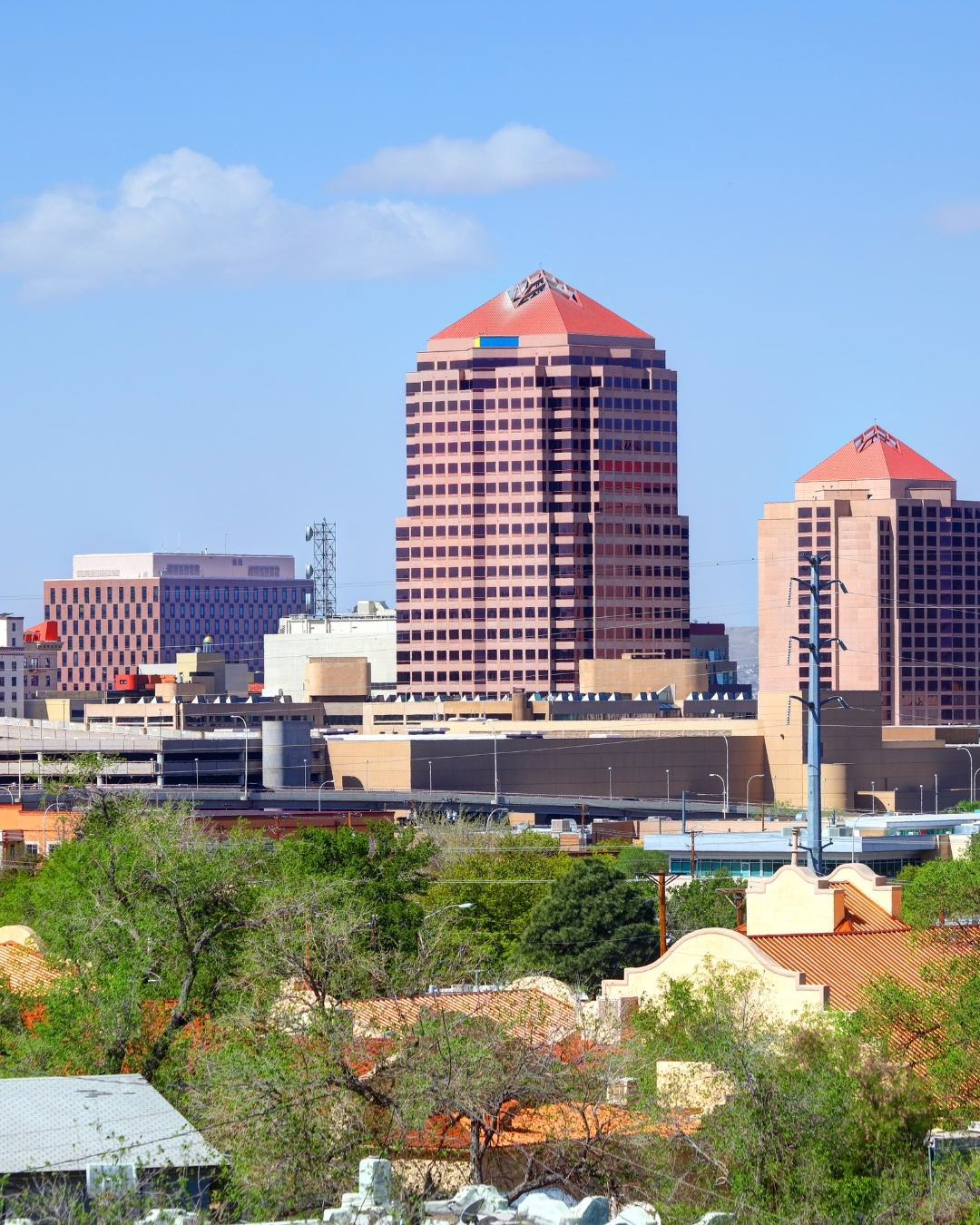 Albuquerque city skyline representing local real estate market conditions