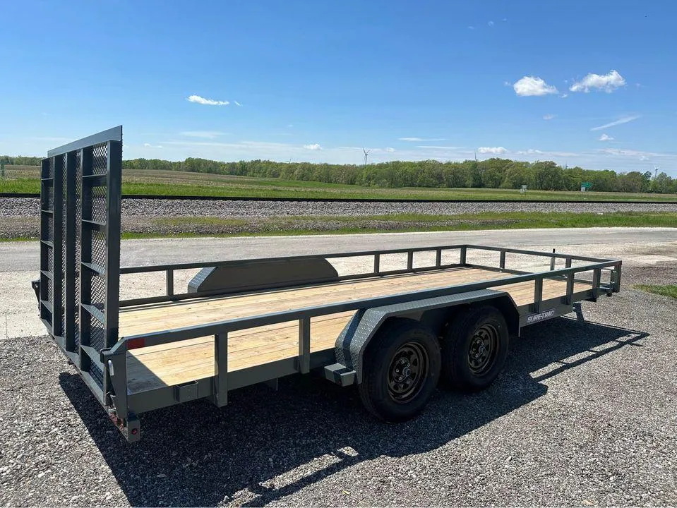 7x18 Sure Trac Utility Trailer For Sale | Flatlander Trailer Sales