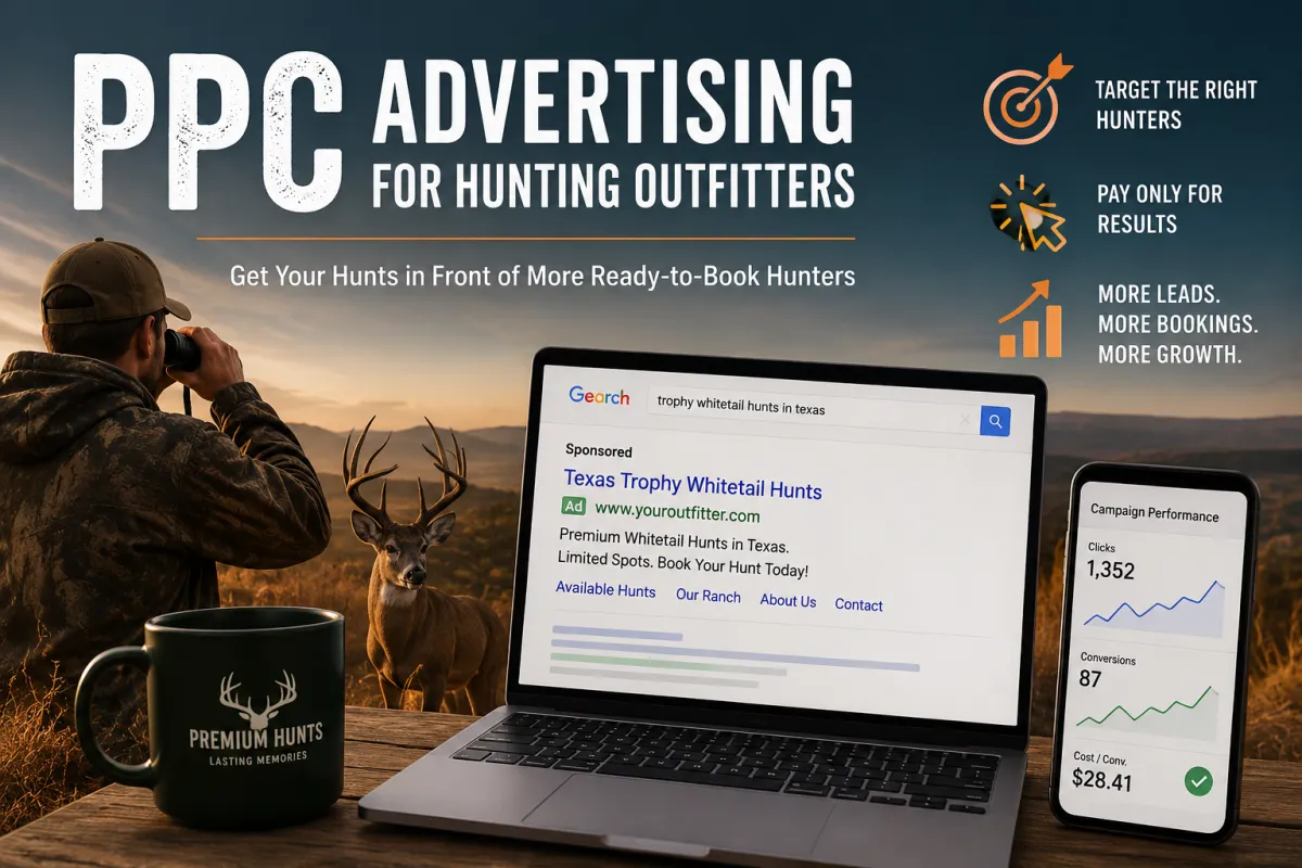 pay-per-click advertising for hunting outfitters