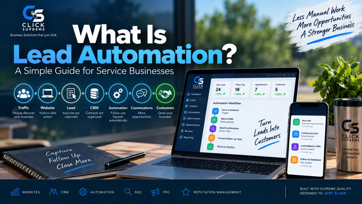 What Is Lead Automation? A Simple Guide for Service Businesses