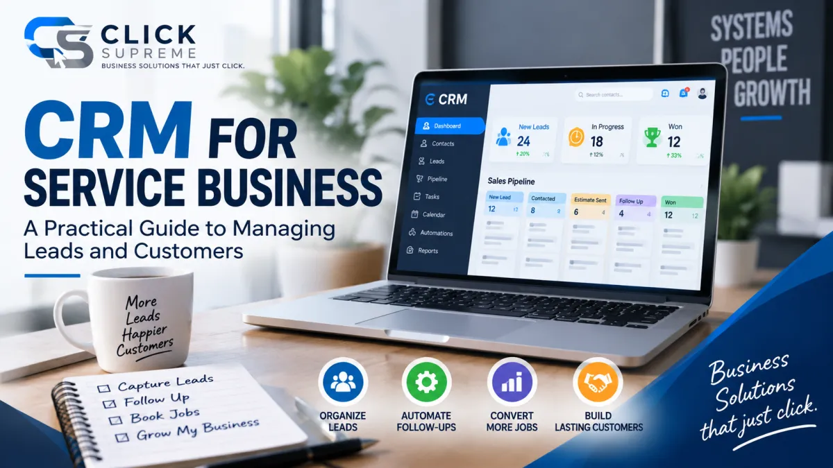 CRM for Service Business: A Practical Guide to Managing Leads and Customers