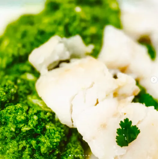 Puré de Brócolos com Bacalhau