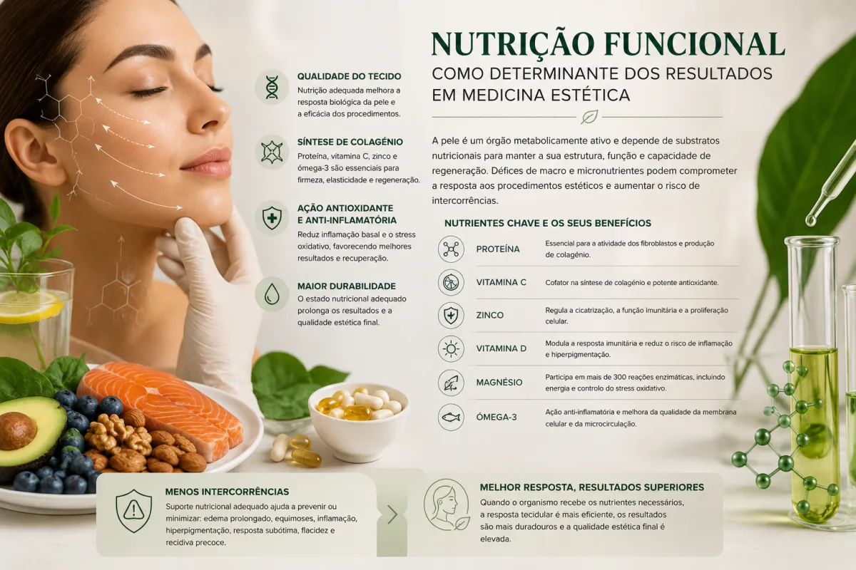 Nutrição funcional como determinante dos resultados em medicina estética