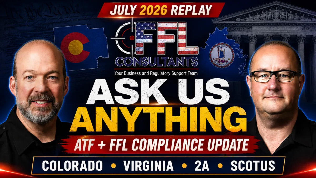FFL compliance support overview video thumbnail