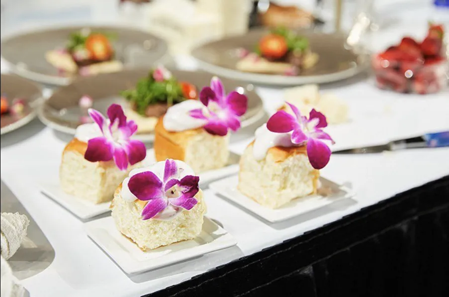 top view photography of purple fruit