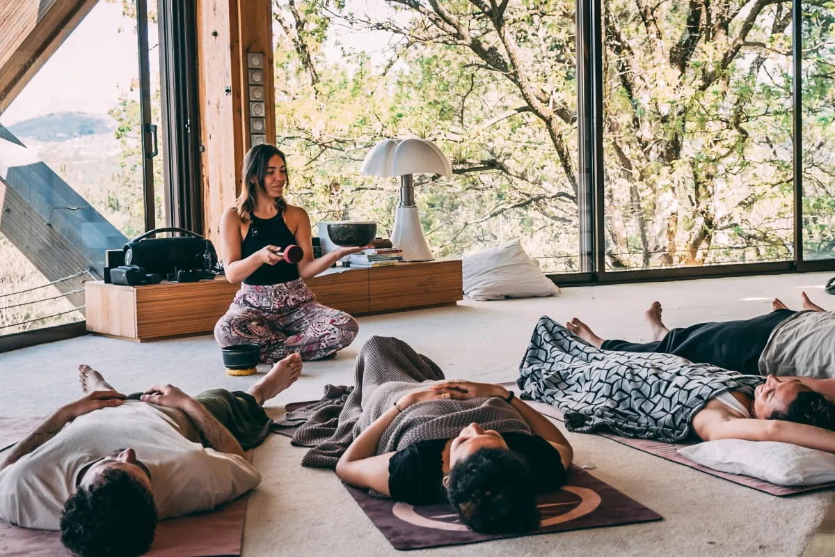 A breathwork facilitator healing trauma
