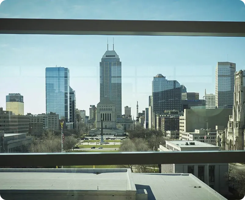 Westminster Window Pros service area map showing 90-mile radius coverage across Orange, LA, Riverside and San Bernardino Counties