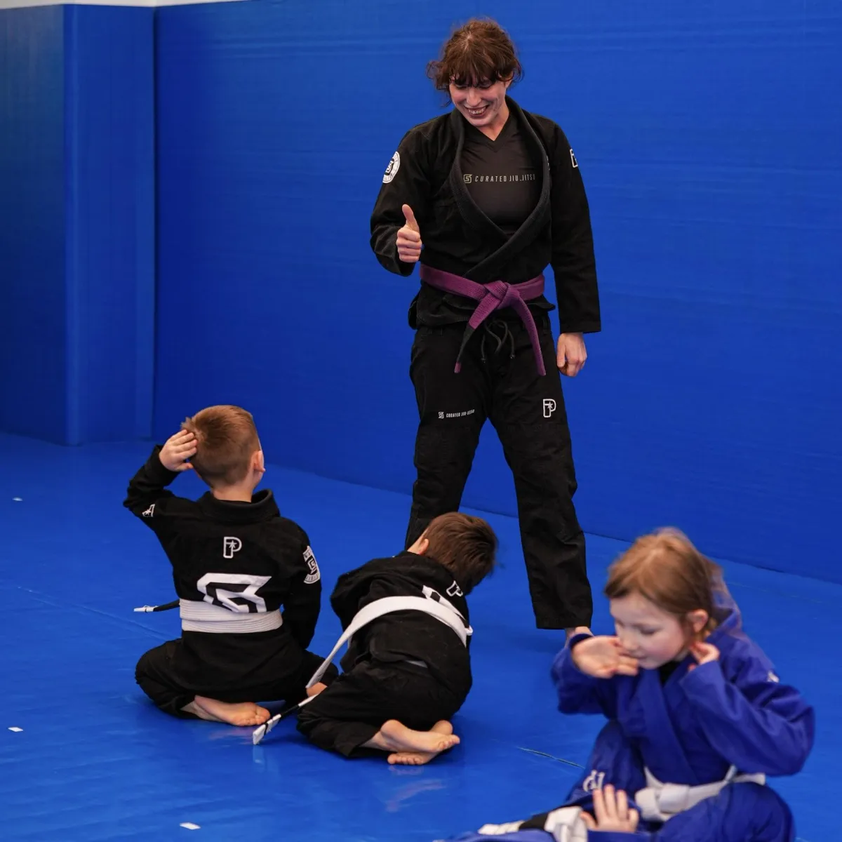 Toddler doing Brazilian Jiu-Jitsu in Holmfirth