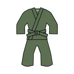 Curated Jiu-Jitsu beginner training kit with kimono, belt, rashguard, and shorts