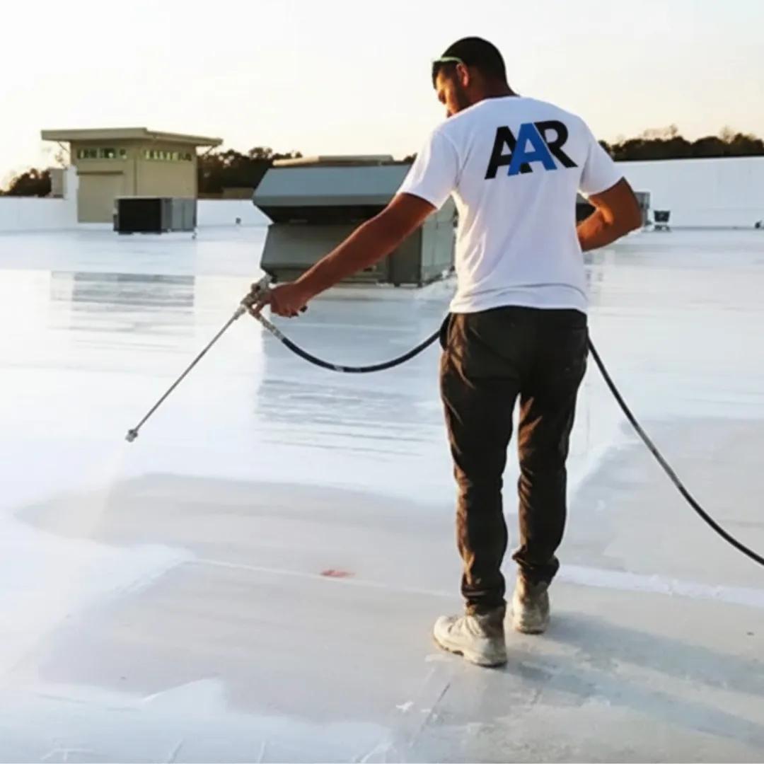 Commercial Roof coating project in Westmoreland County, PA by all about renovations