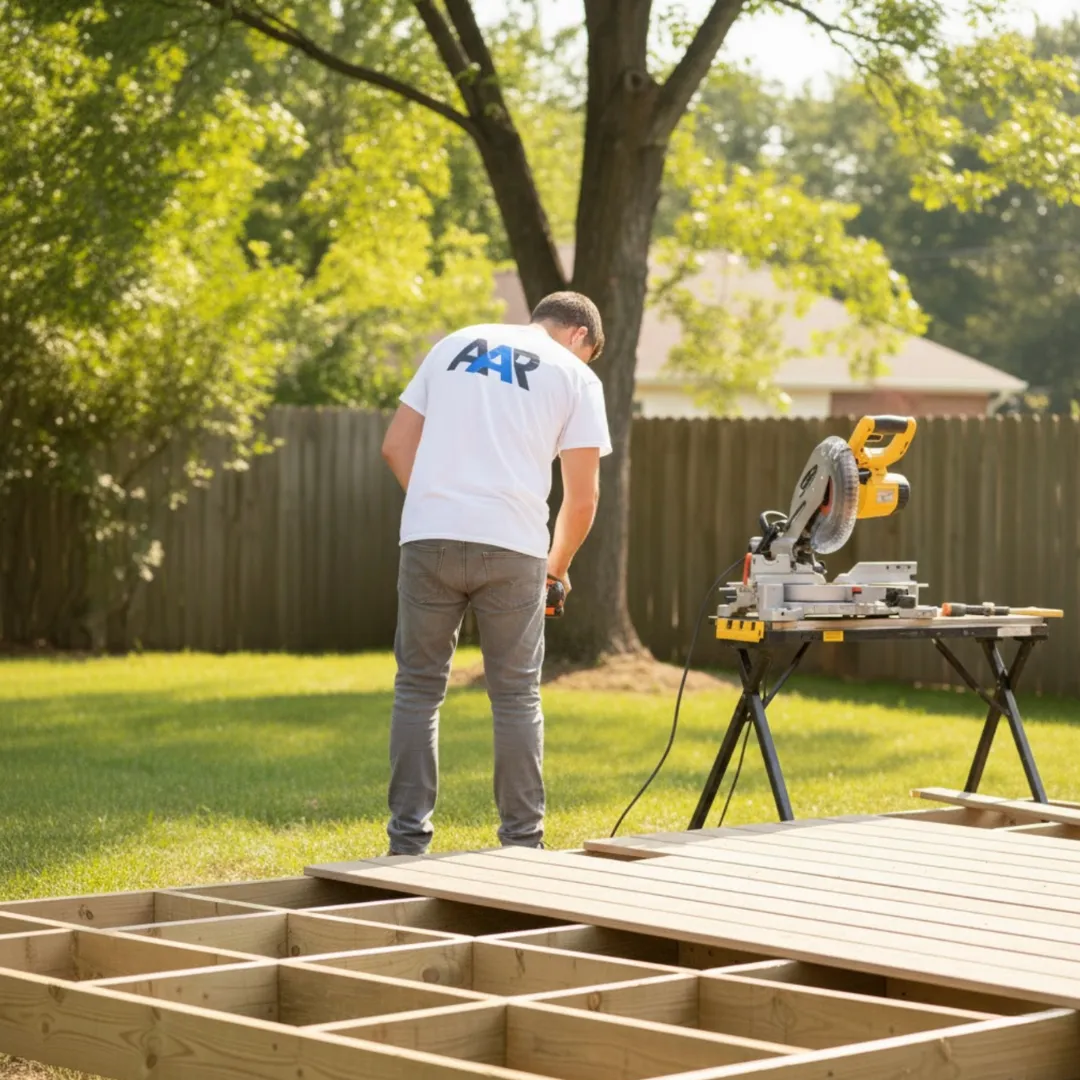 Custom Deck build for Westmoreland County, pa homeowner by all about renovations
