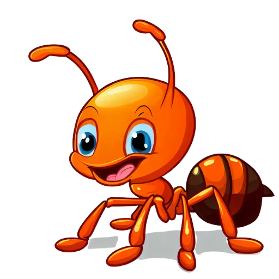 cartoon of an ant