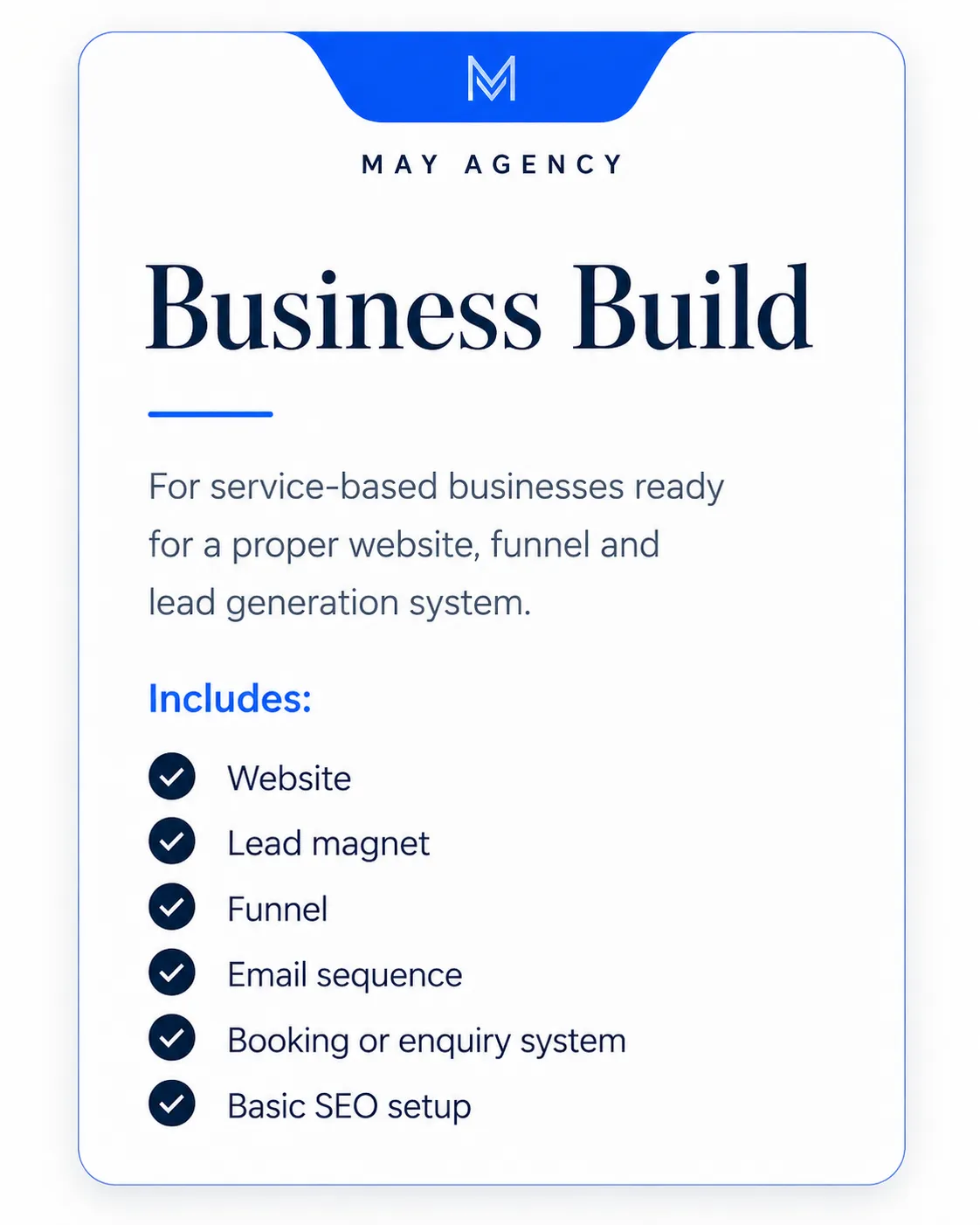 may agency business build image