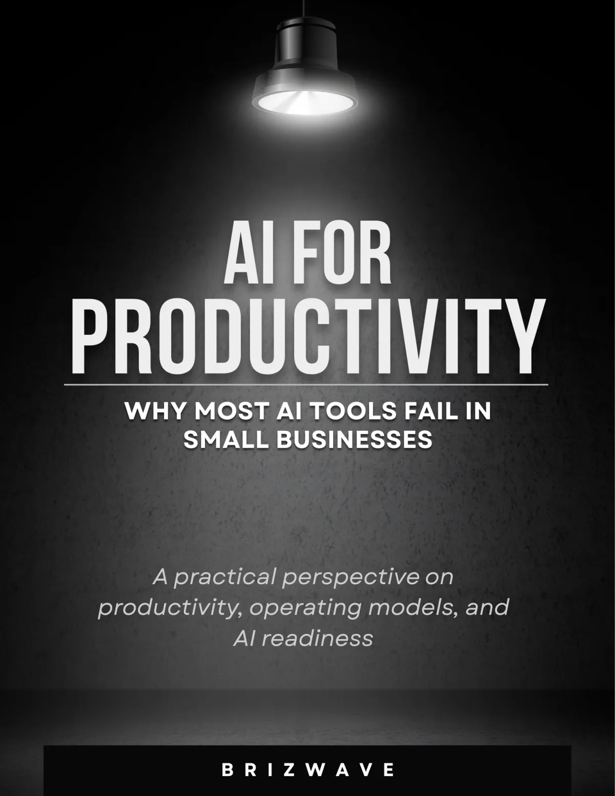 AI Productivity Readiness Free Ebook for SMEs - cover mockup
