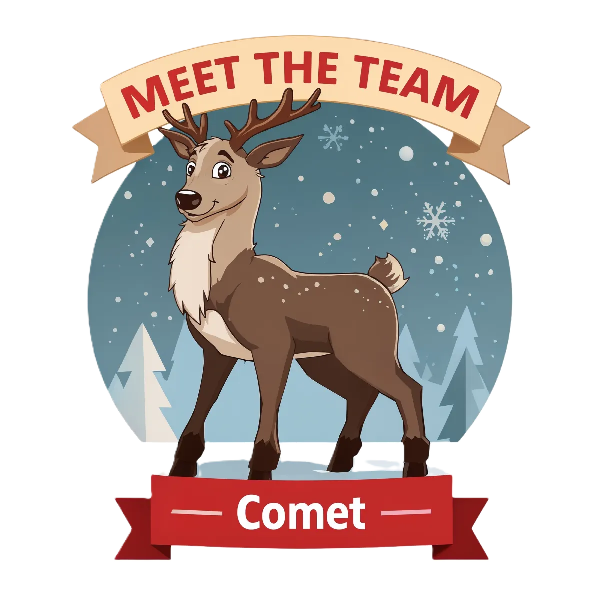 Comet is Santa's reindeer
