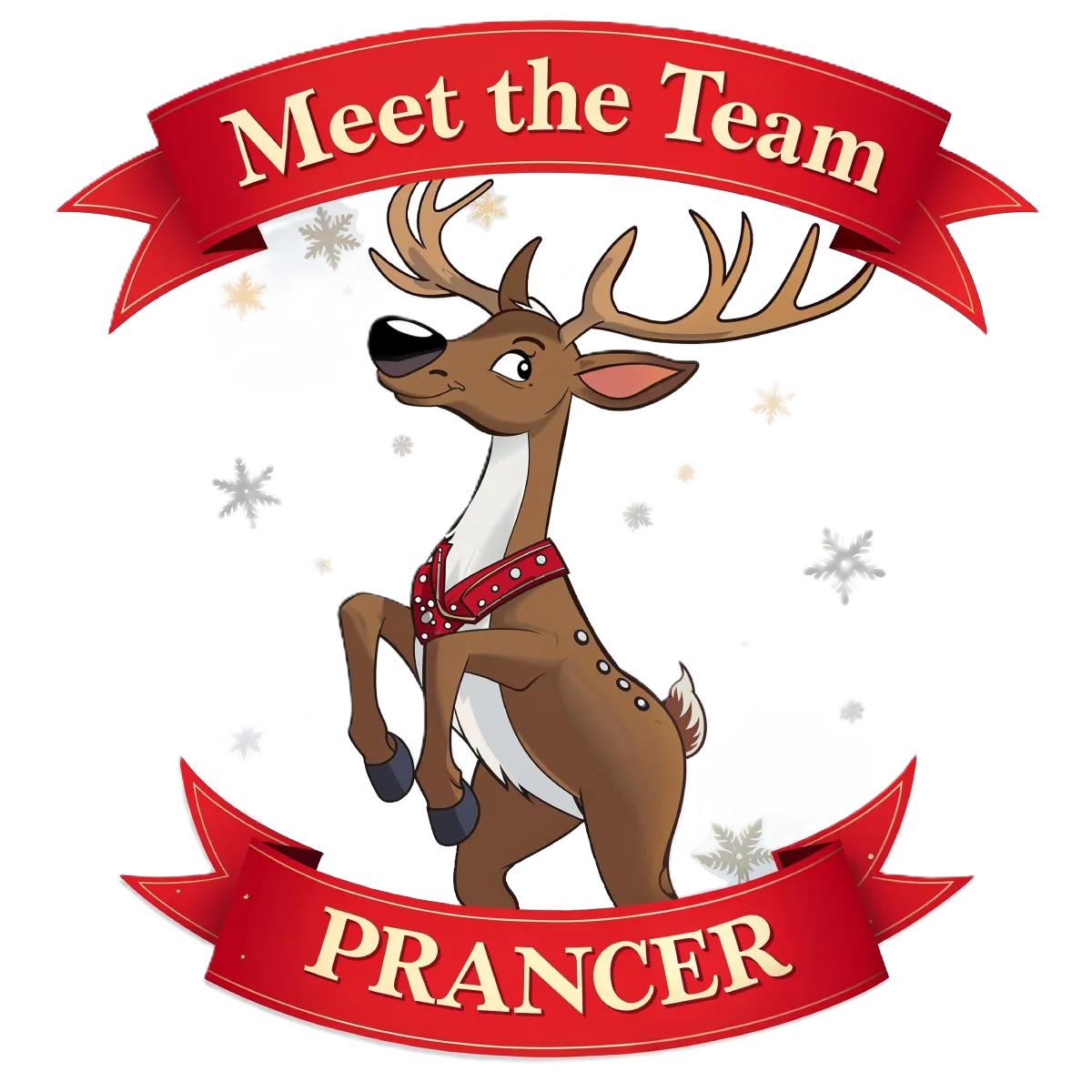 Prancer is Santa's reindeer