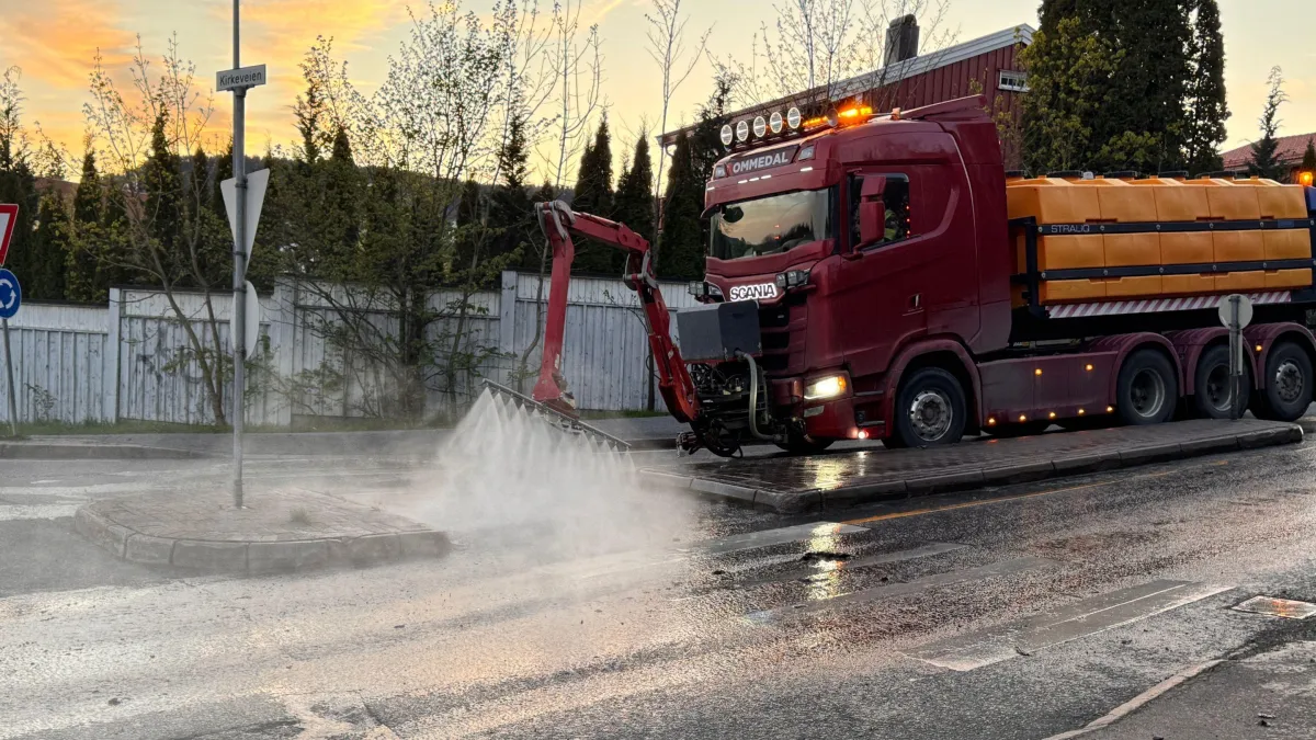 Spying av vei i Oslo