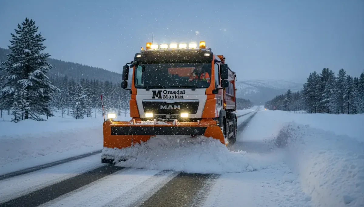 Snømåking i Rælingen