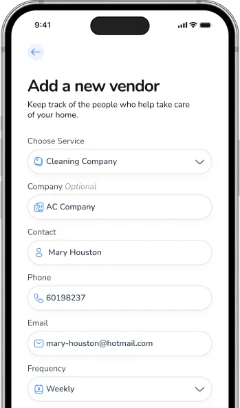 One ome Service Vendor Management