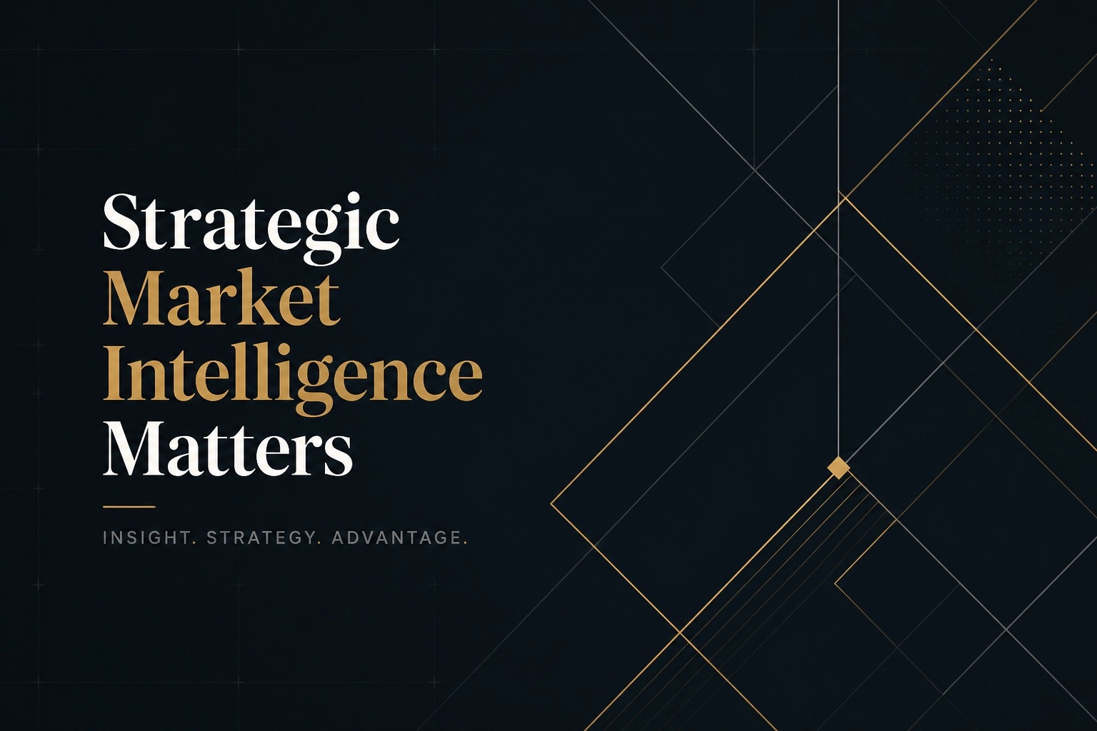 Strategic Market Intelligence Matters: Why Your Reporting Isn't Driving Action