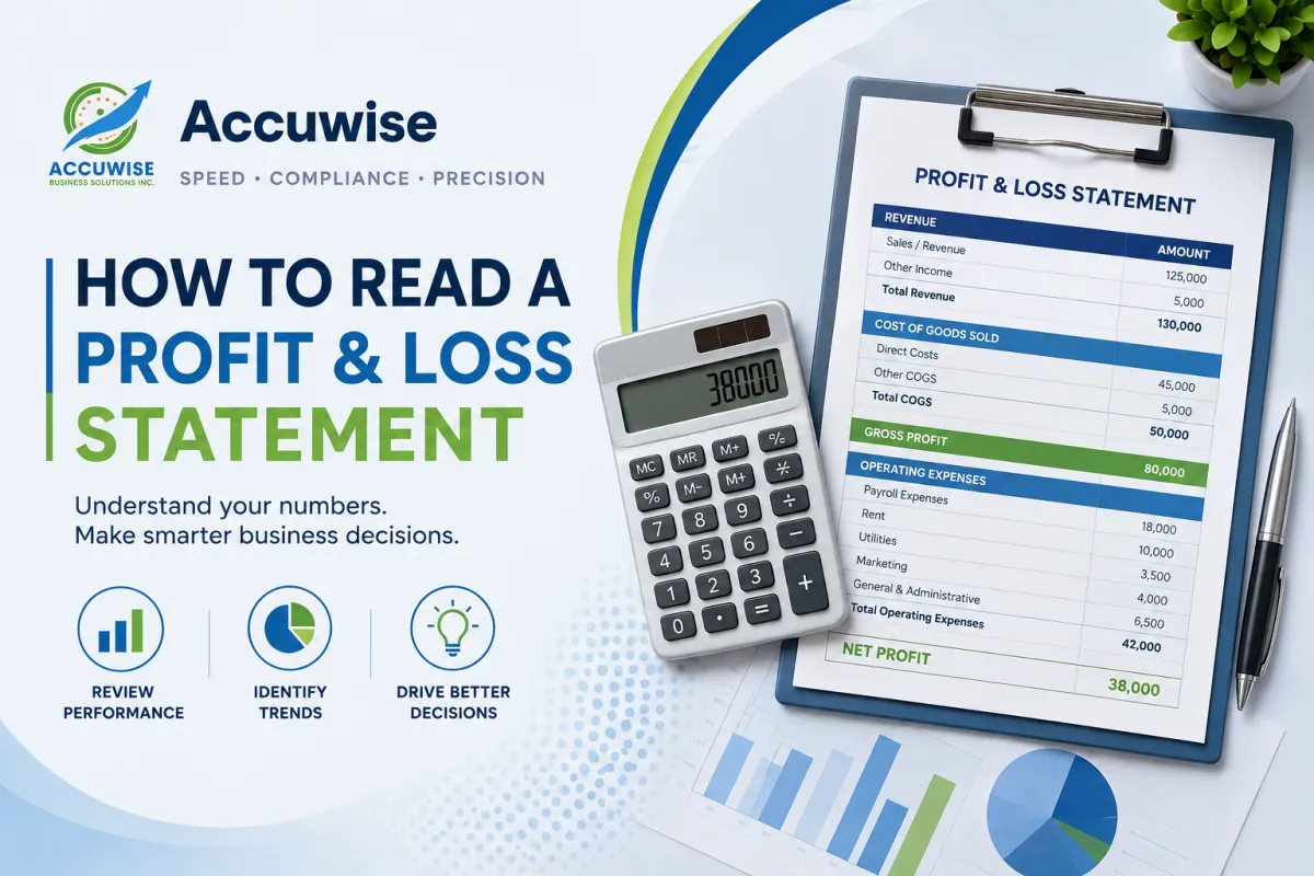 How to Read Your Profit & Loss Statement Like a CPA, Not Just a Filer