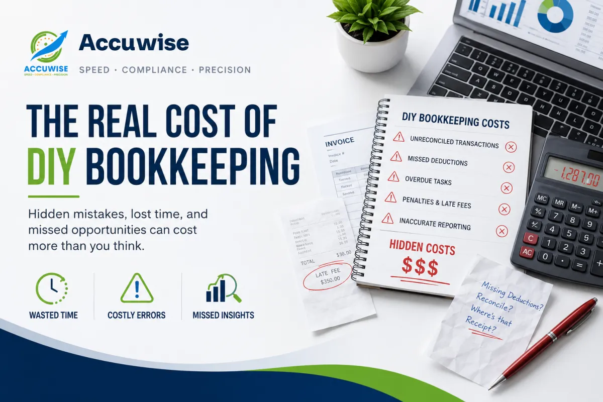 The Real Cost of DIY Bookkeeping: When It Stops Saving You Money