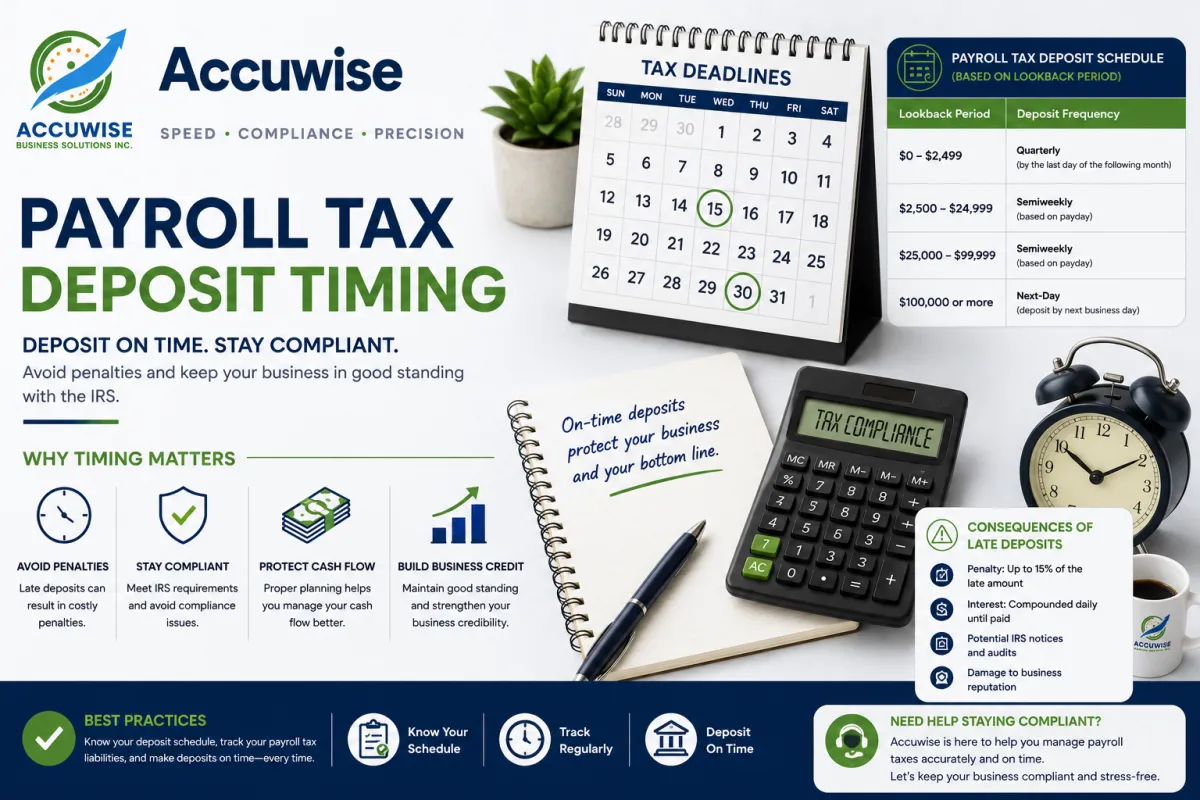 Payroll Tax Deposits: Why Timing Mistakes Are the Most Expensive Payroll Error