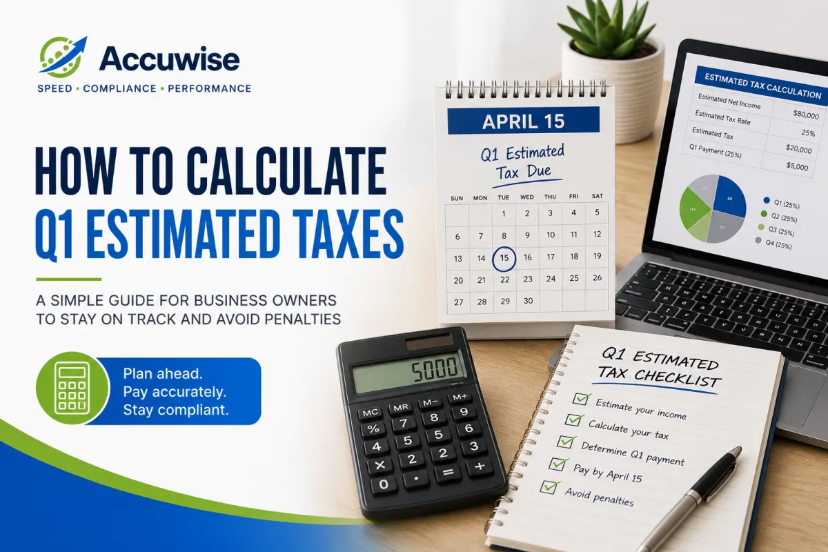 Q1 Estimated Taxes: How to Actually Calculate What You Owe