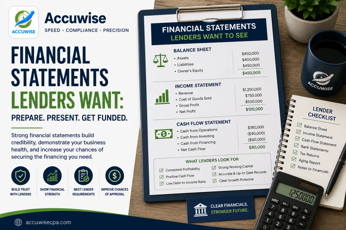 The Financial Statements Lenders Actually Want to See