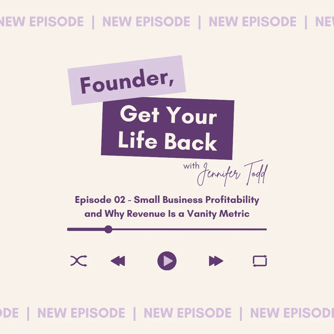 Why Jennifer Says Revenue Is A Vanity Metric That Buries Stuck Founders Further In Their Business