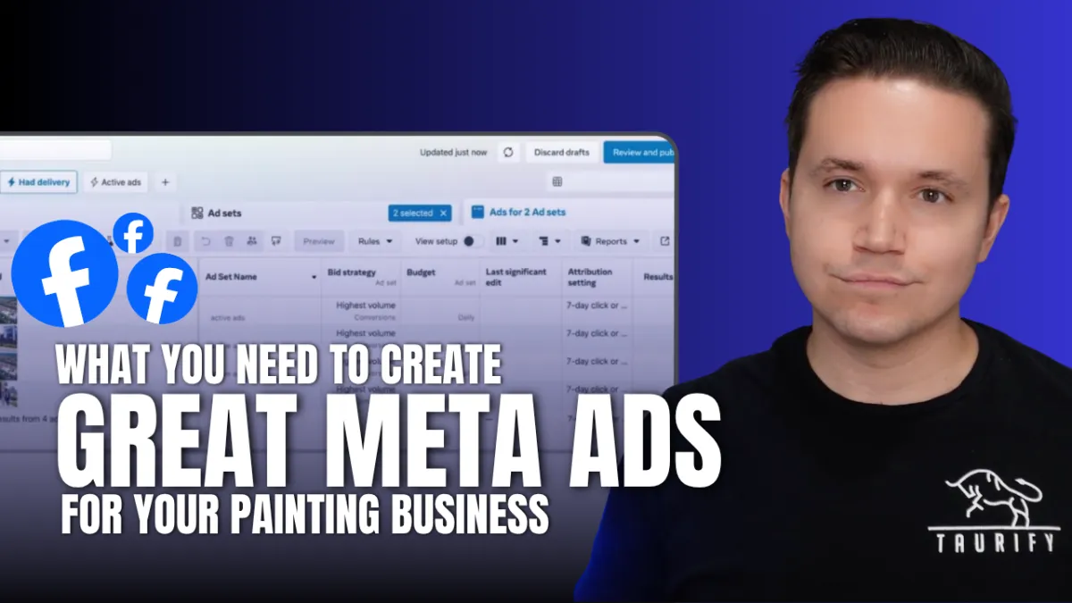 What you need to create great meta ads for your painting company