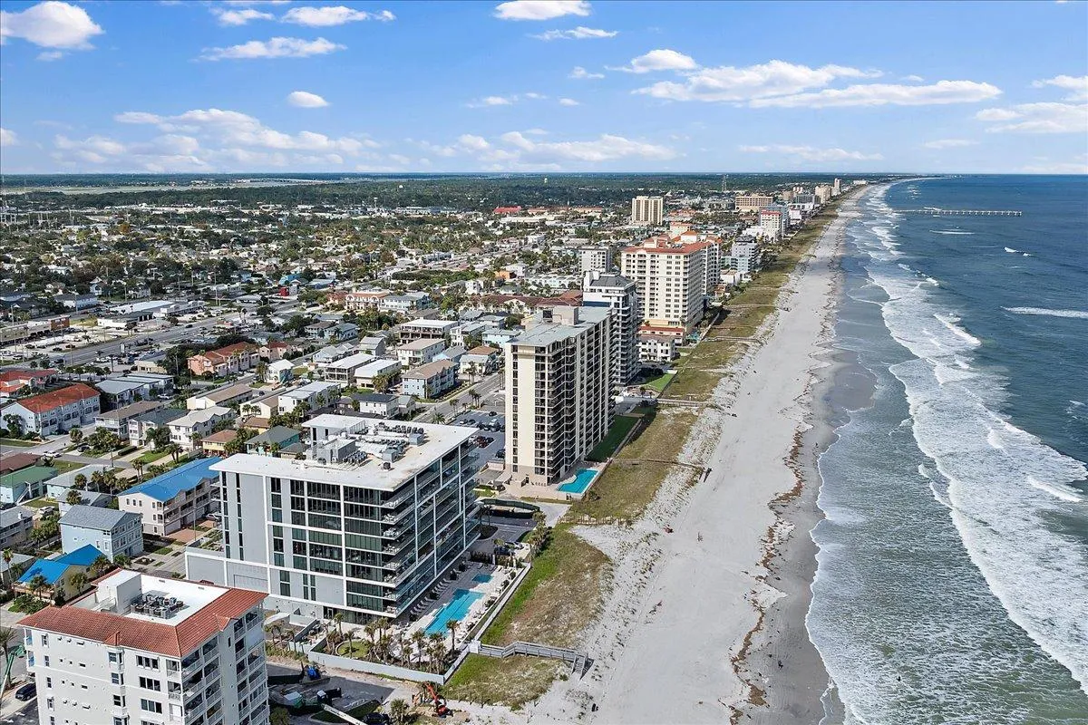 Unit 602 at Azure Condominiums, 50 S 14th Avenue, Jacksonville Beach FL, with direct Atlantic Ocean views from the private elevator-entry residence.