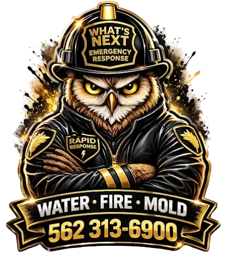 What's Next Emergency Response IICRC certified ready for water damage restoration and emergency response in Long Beach California