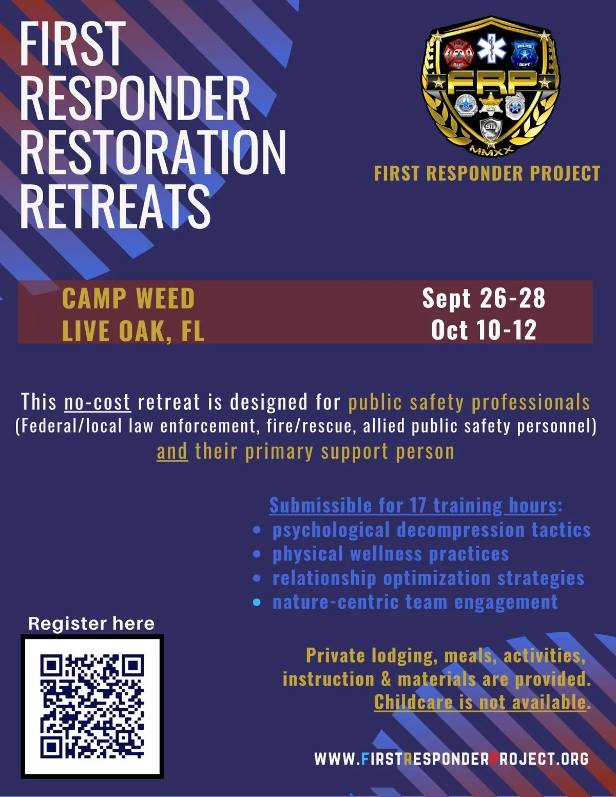 First Responder Retreats 2025